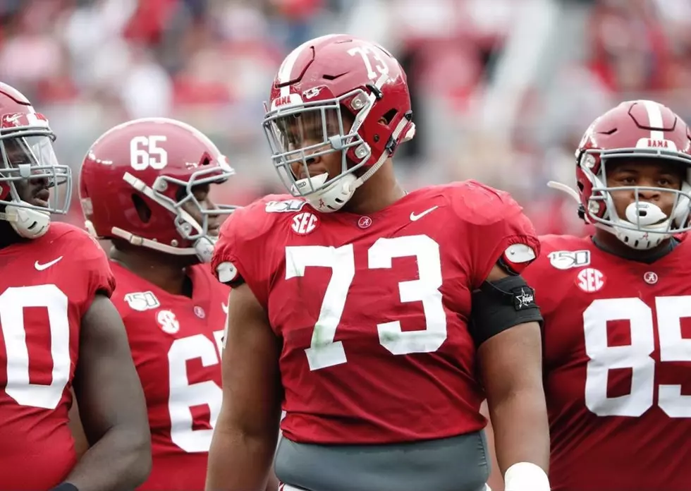 Alabama's Phidarian Mathis and Evan Neal Named to Outland Watch
