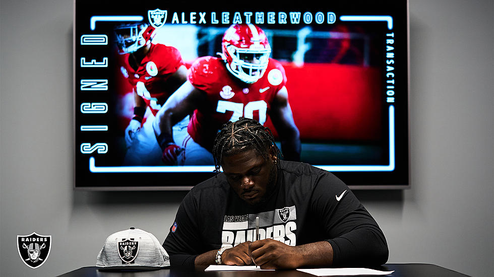 Alex Leatherwood Inks Rookie Deal with Raiders