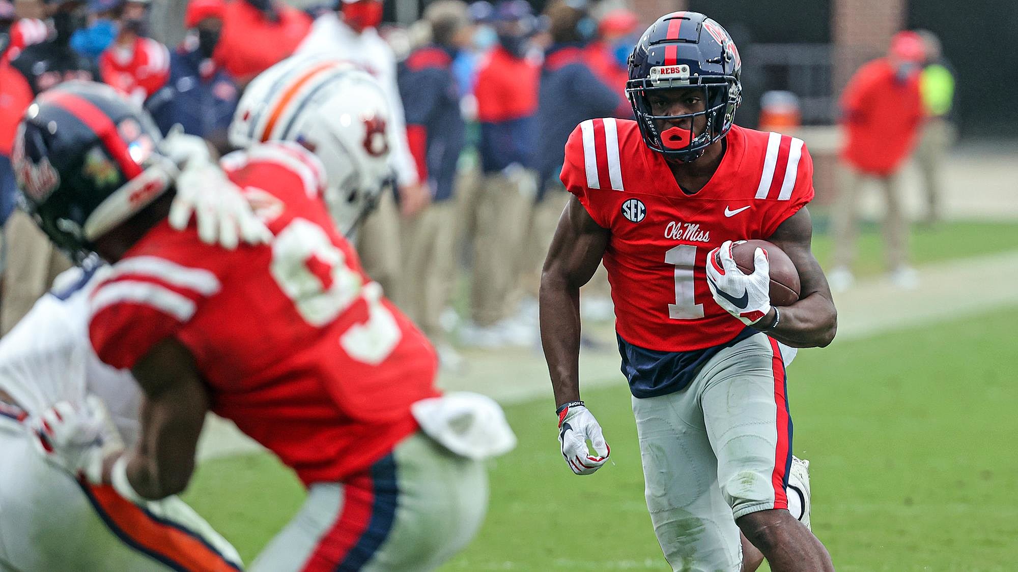 Ole Miss WR Dontario Drummond has emerged as breakout star in same