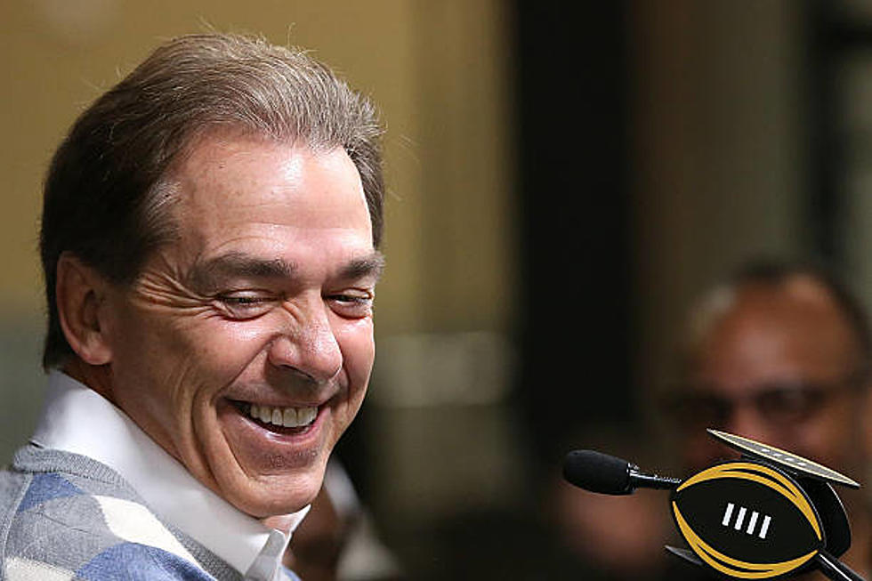 Alabama’s Saban: Maybe it was Geritol