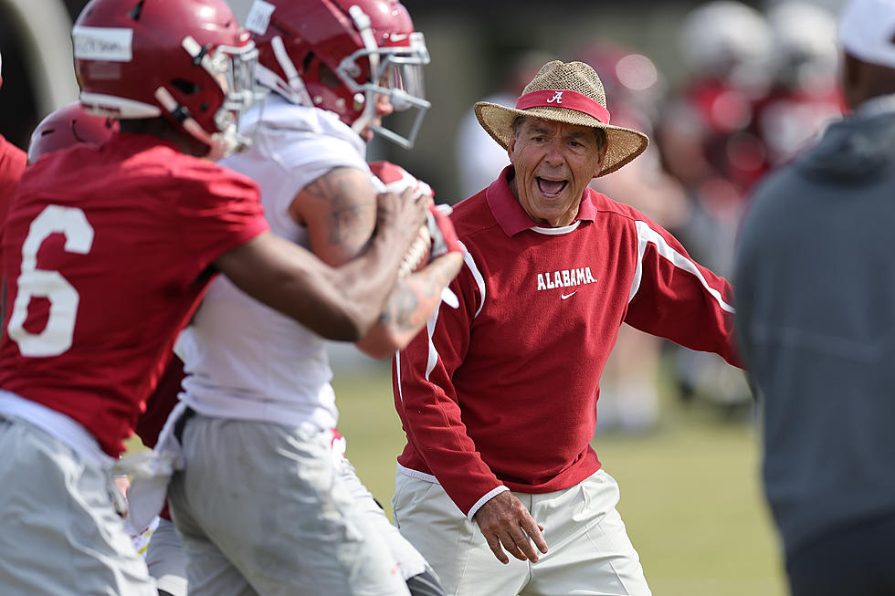 Look: Alabama Hits The Practice Field After Returning From Spring Break