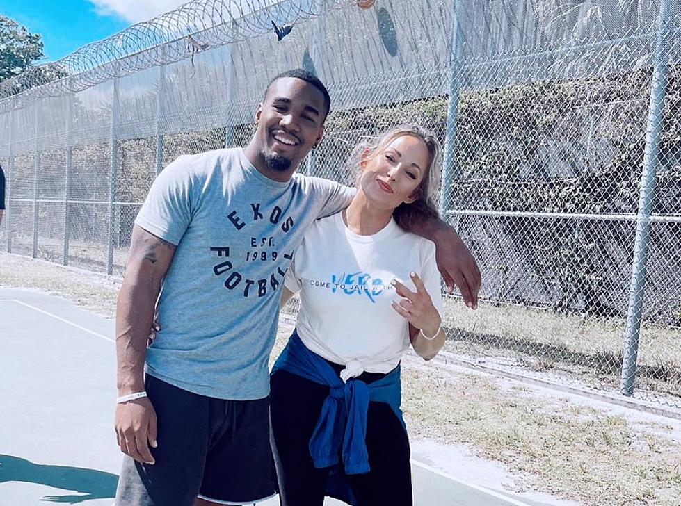 Miami Dolphins Players Spend the Day with Kids at the Broward Juvenile Detention Center