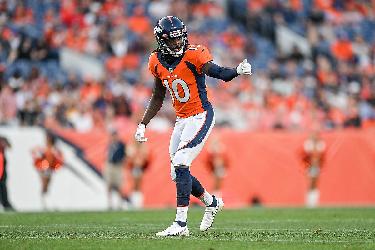 NFL Denver Broncos (Jerry Jeudy) Men's Game Jersey.