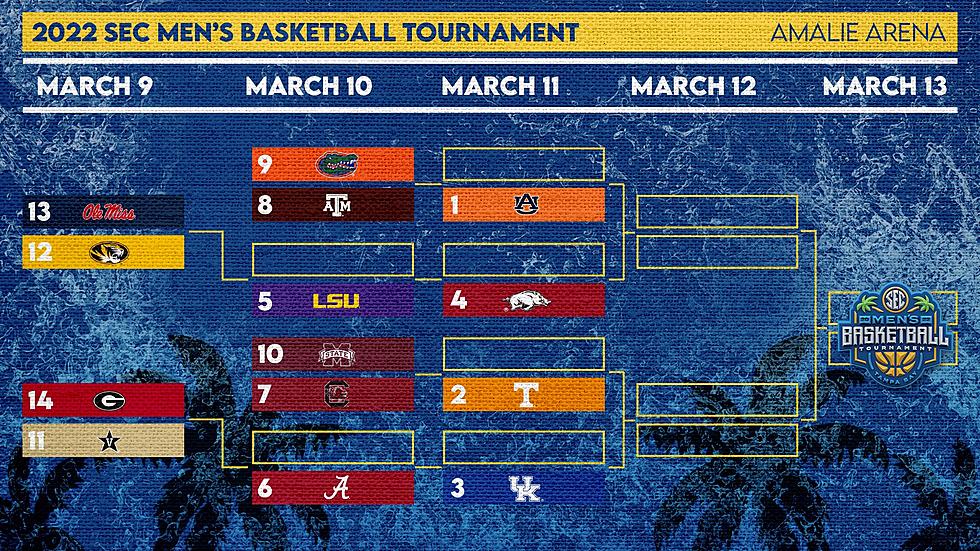 2022 Men&#8217;s Basketball SEC Tournament Bracket Revealed