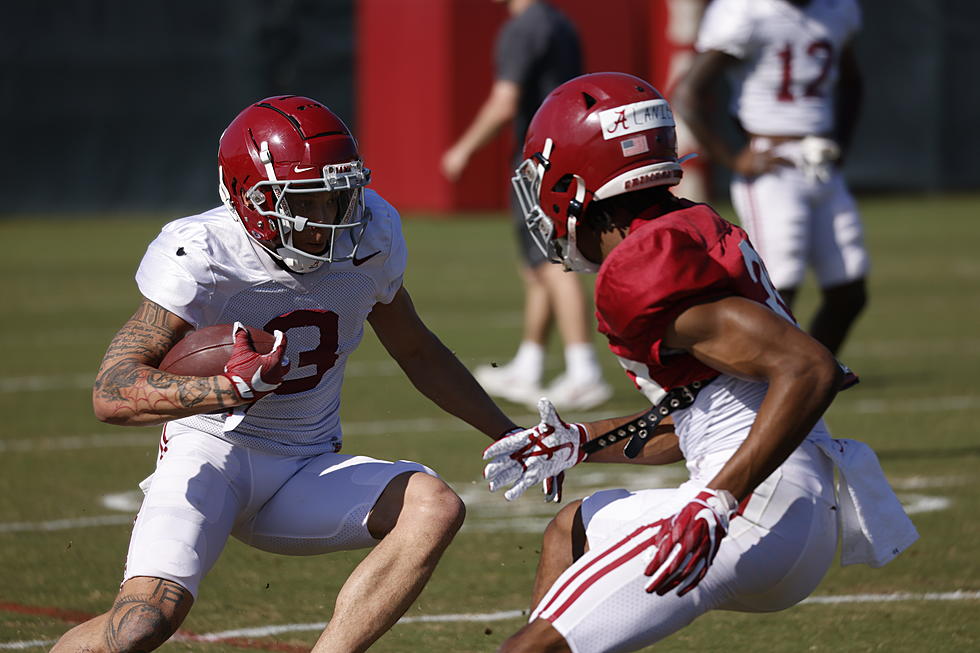 Look: Alabama Had a Special Visitor At Monday’s Spring Practice