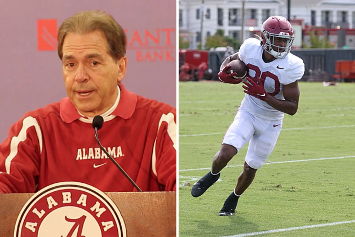 Nick Saban Sings High Praise for Freshman Wideout