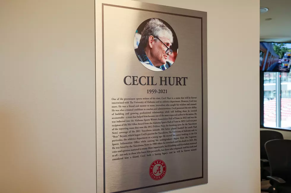 Bryant-Denny Stadium Press Box Honors Cecil Hurt