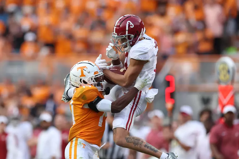 Alabama s Jermaine Burton Appears To Get Physical With Vols Fans