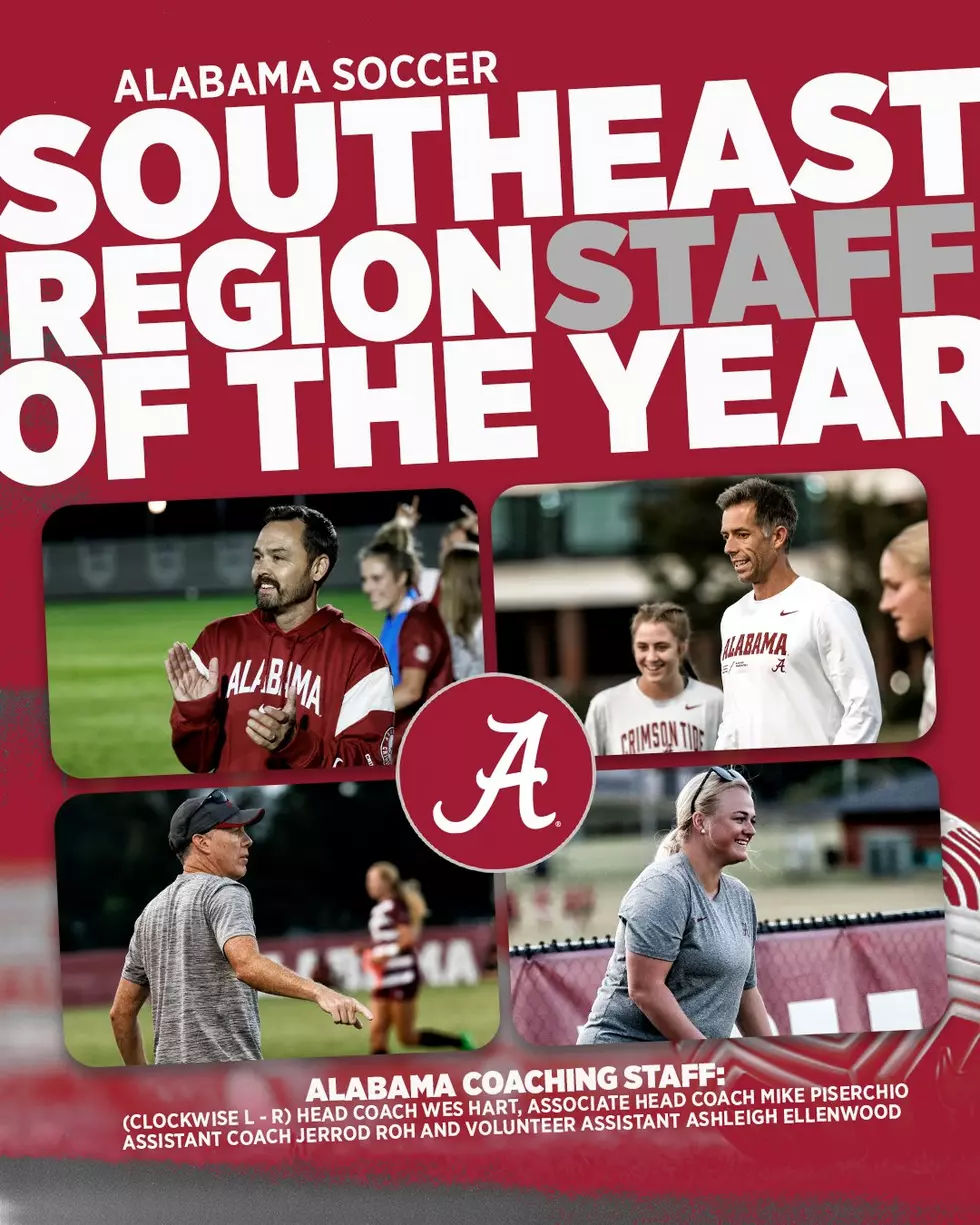Alabama Soccer Coaching Staff Receives Honors