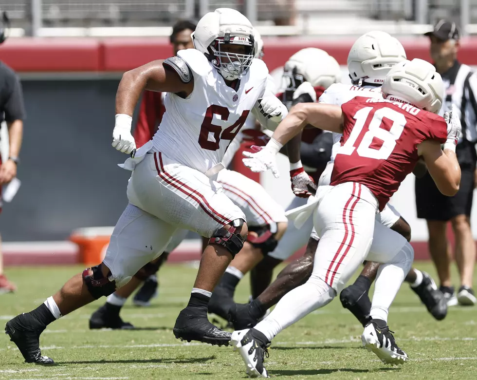 Alabama OL Finding Its Footing In Scrimmage 1