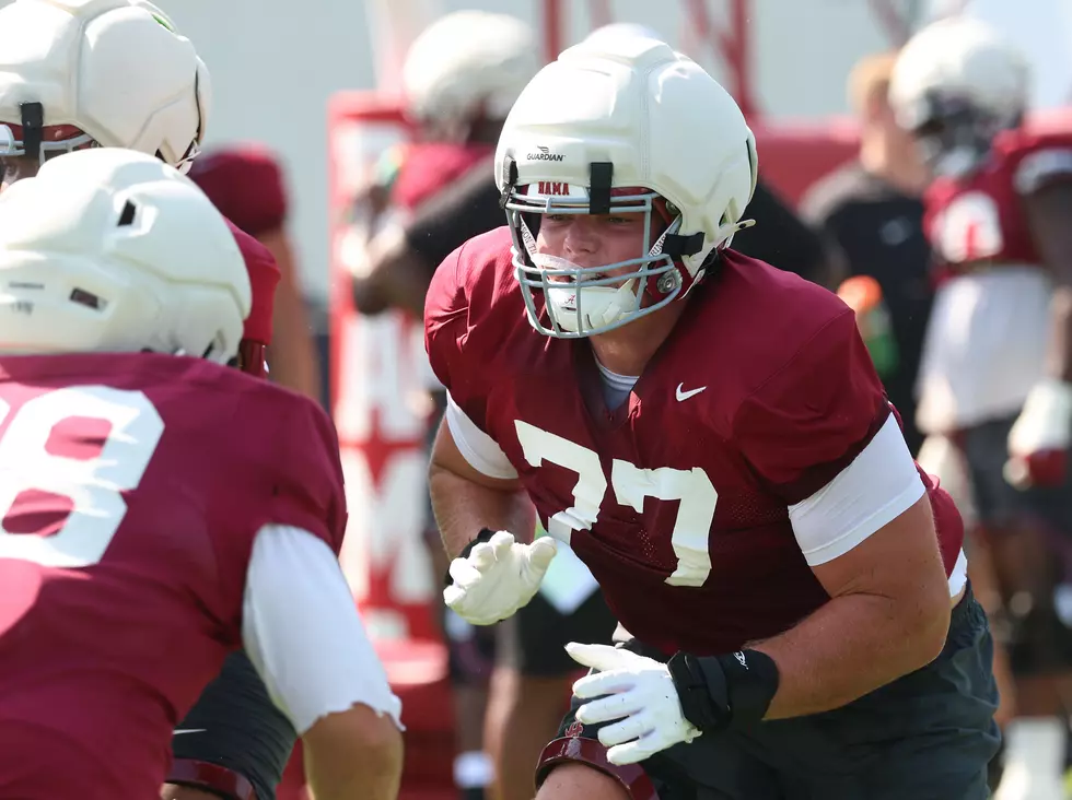 Alabama Working Toward Finding Five Best on Offensive Line