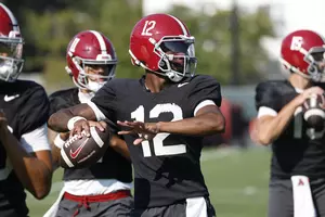 Photos From Alabama’s Tuesday Preparation for Florida State Revenge Game