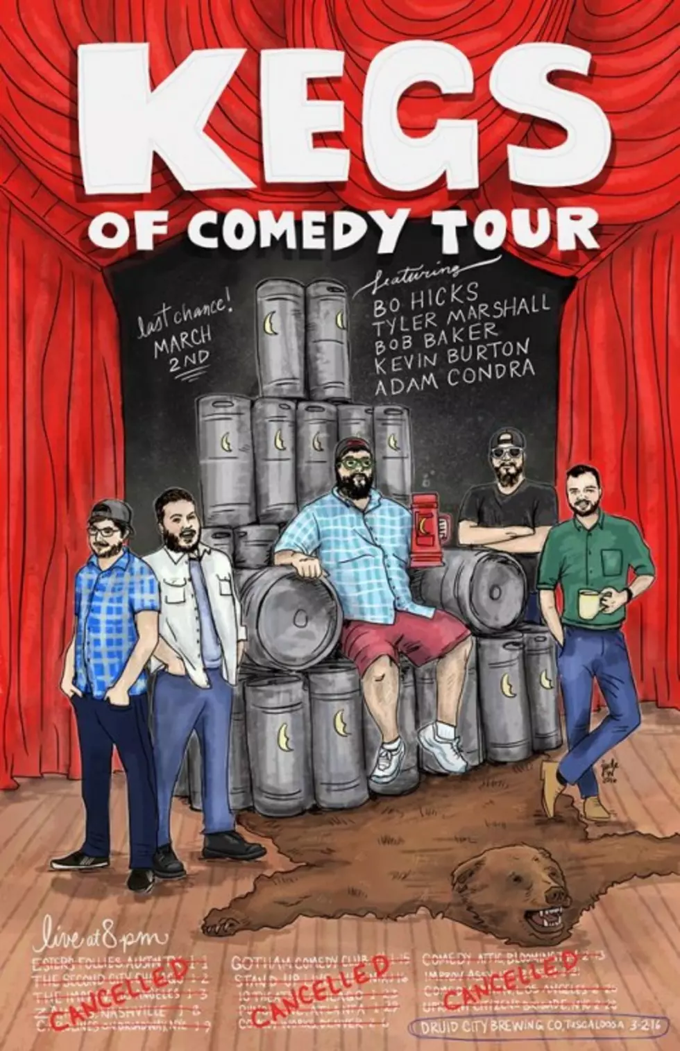 Kegs of Comedy Tour Coming to Local Brewery