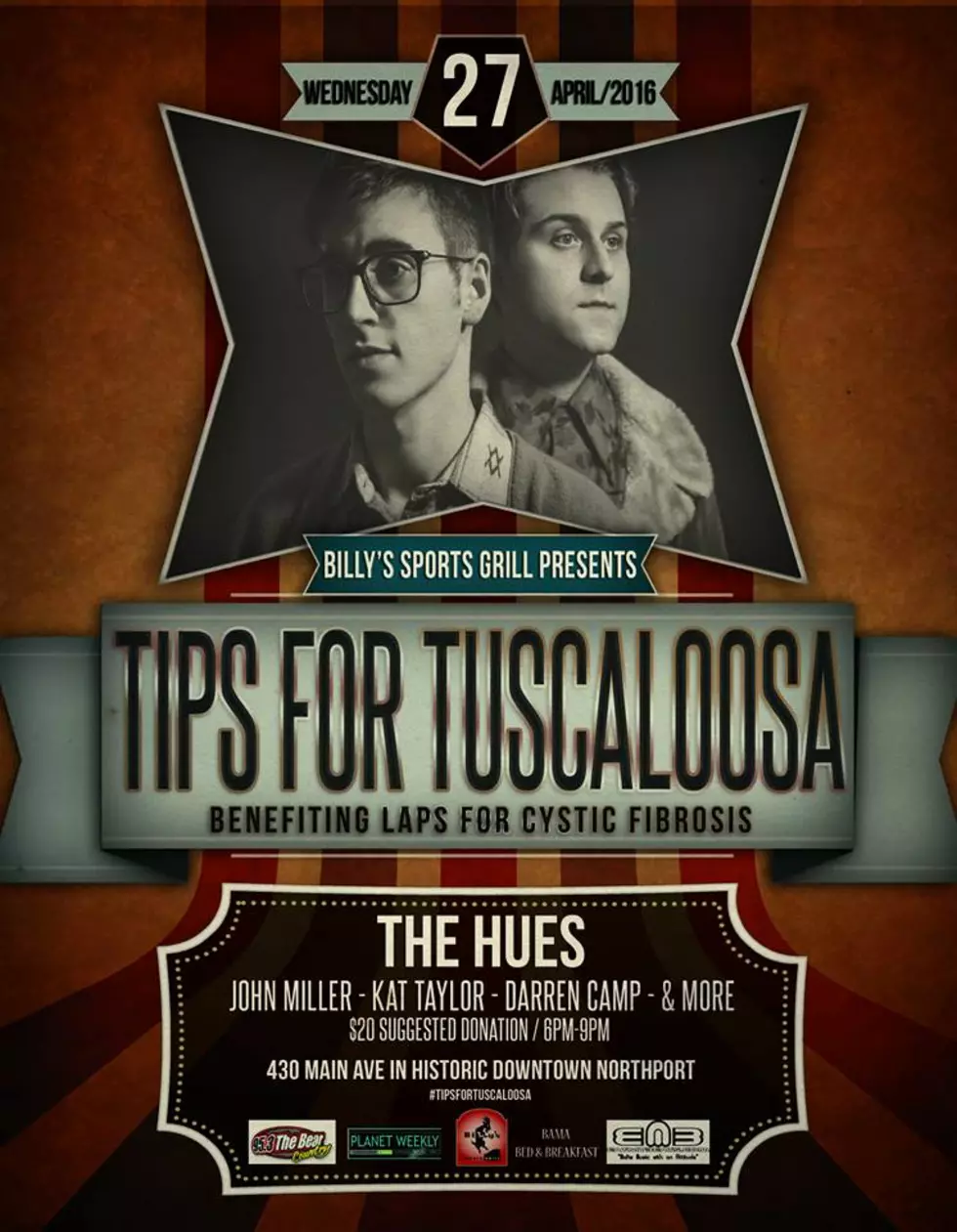 Lineup Set for April &#8216;Tips for Tuscaloosa&#8217; Songwriter&#8217;s Concert