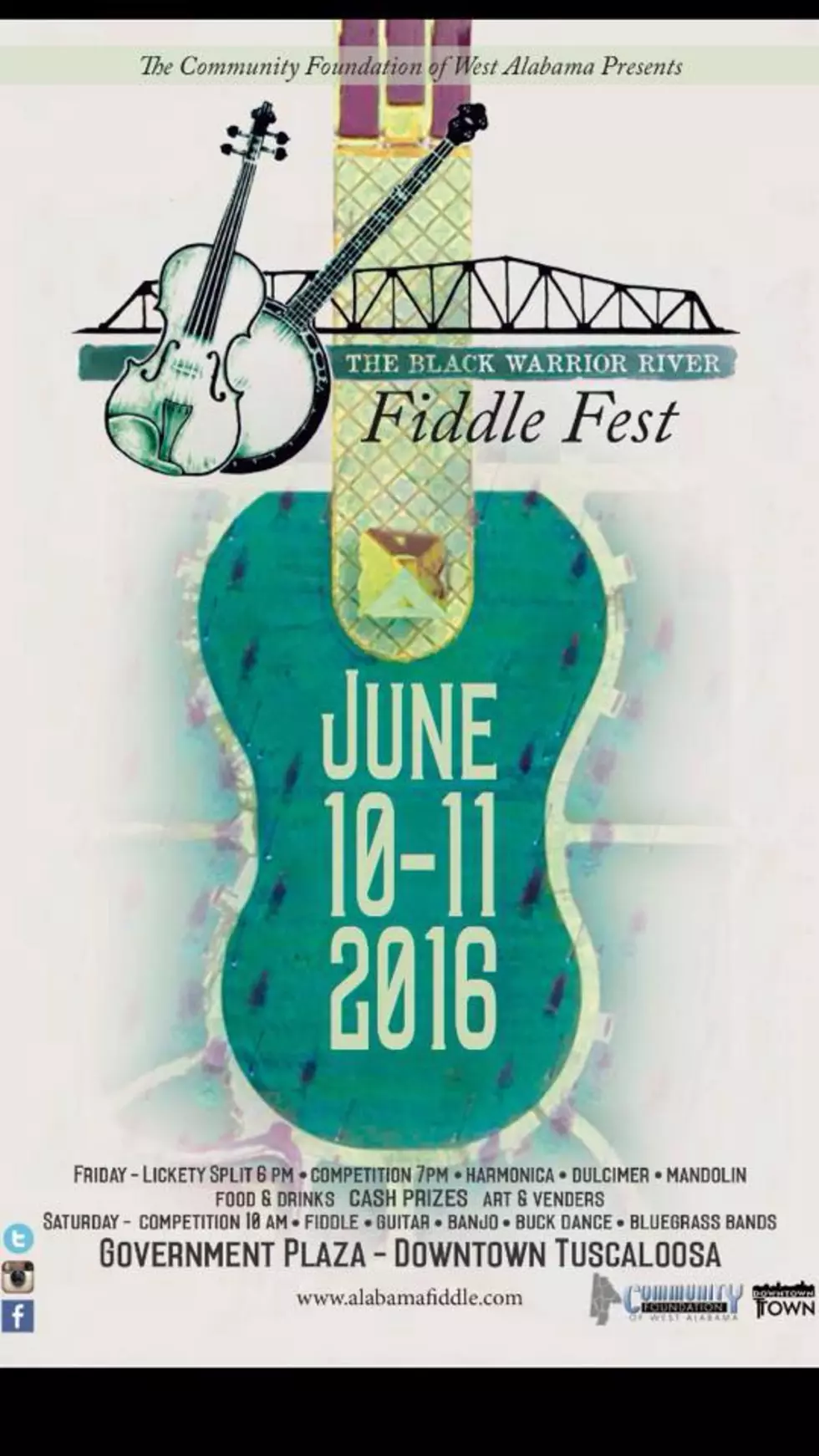 Black Warrior River Fiddle Fest This Weekend in Tuscaloosa