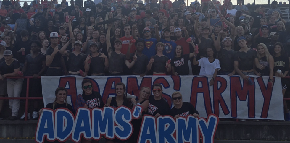 Adam’s Army, the best football fans in Tuscaloosa