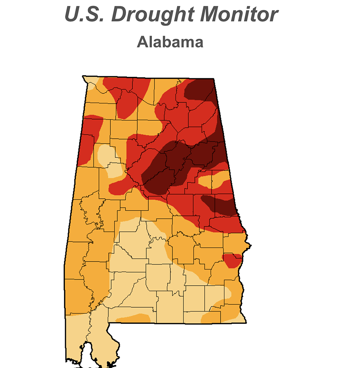 Alabama’s Drought, The Worst We’ve in 5 Years