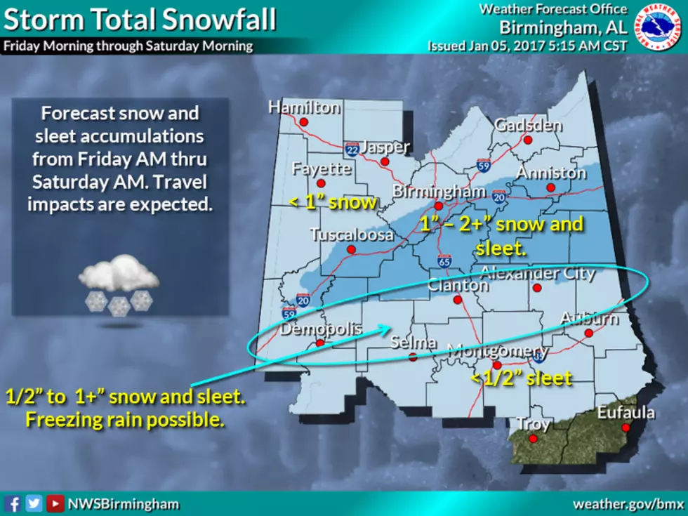 Winter Storm Watch: Here’s The Latest from the National Weather Service