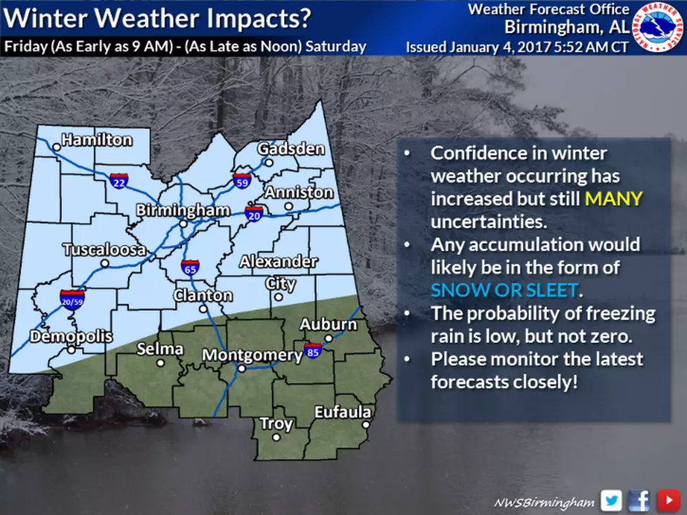 Confidence Increasing in Winter Weather Event this Weekend