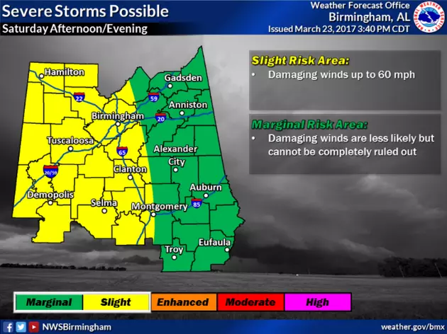 Severe Storms Likely Tomorrow in West Alabama