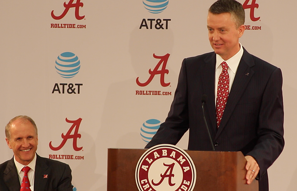 New Bama Athletic Director Greg Byrne On The Steve Shannon Morning Show Friday at 8am