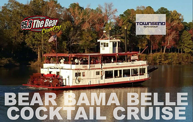 Win a Spot on the Bama Belle for a Cocktail Cruise with 95.3 the Bear
