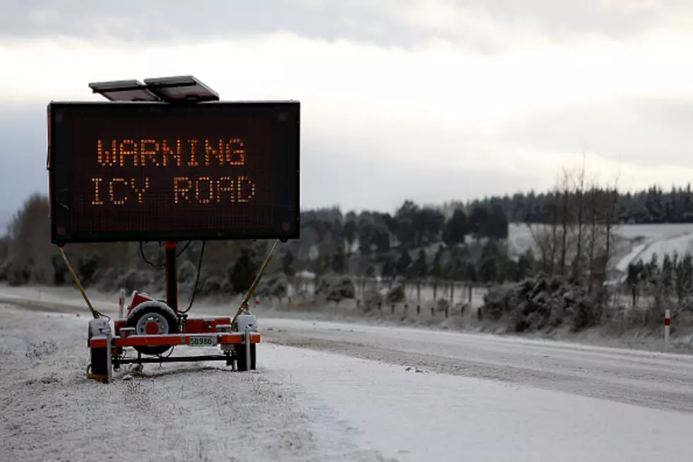 Watch out for icy roads