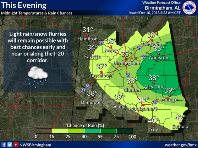 West Alabama Could See SNOW Tonight [VIDEO]