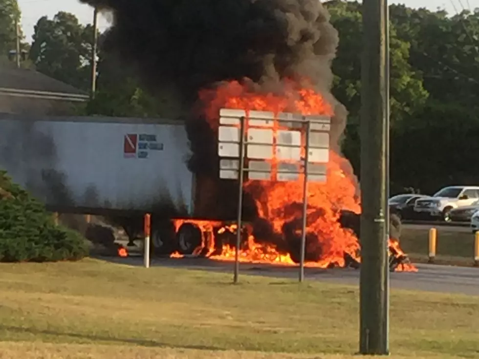 18-Wheeler Catches Fire, Snarls Traffic at Lurleen Wallace and McFarland