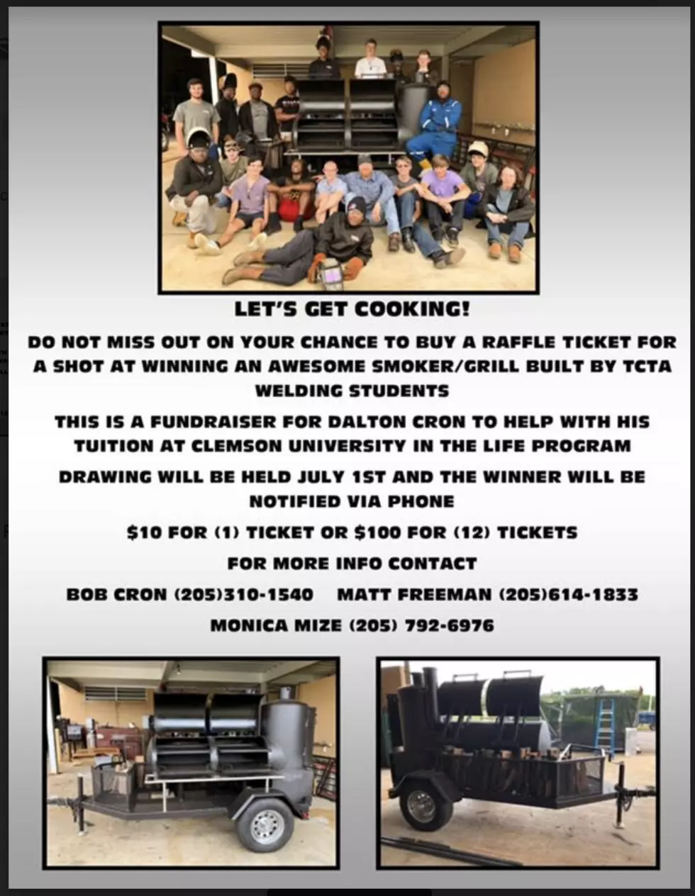 Win a Smoker/Grill Built by the TCTA Welding Students