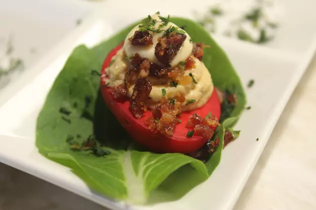 Bacon Brew &#038; Que Preview: Pecan-Smoked Bacon Deviled Egg from Brick &#038; Spoon