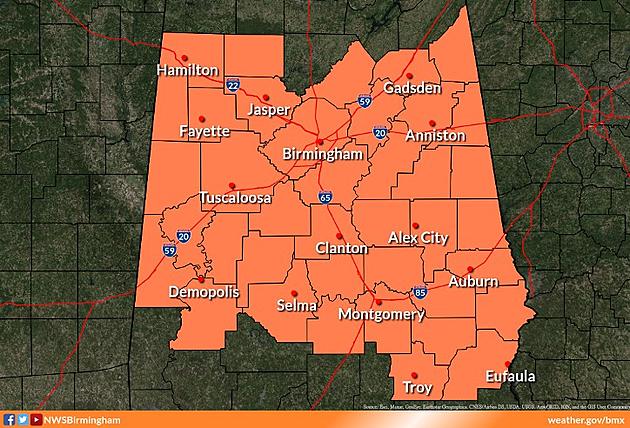 National Weather Service Extends Heat Advisory Through Saturday For Tuscaloosa, Alabama