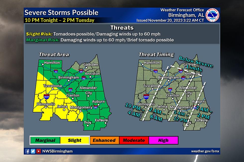 Alabamians Prepare for Possible Tornadoes, Damaging Winds
