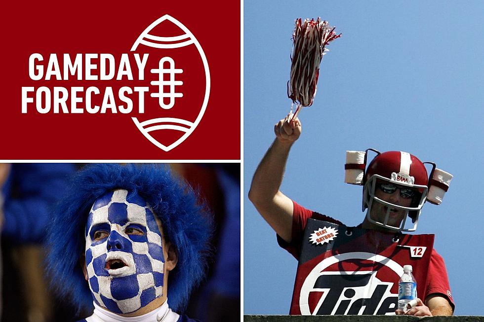 Game Day Forecast + Temp Guide: Crimson Tide Travels to Kentucky