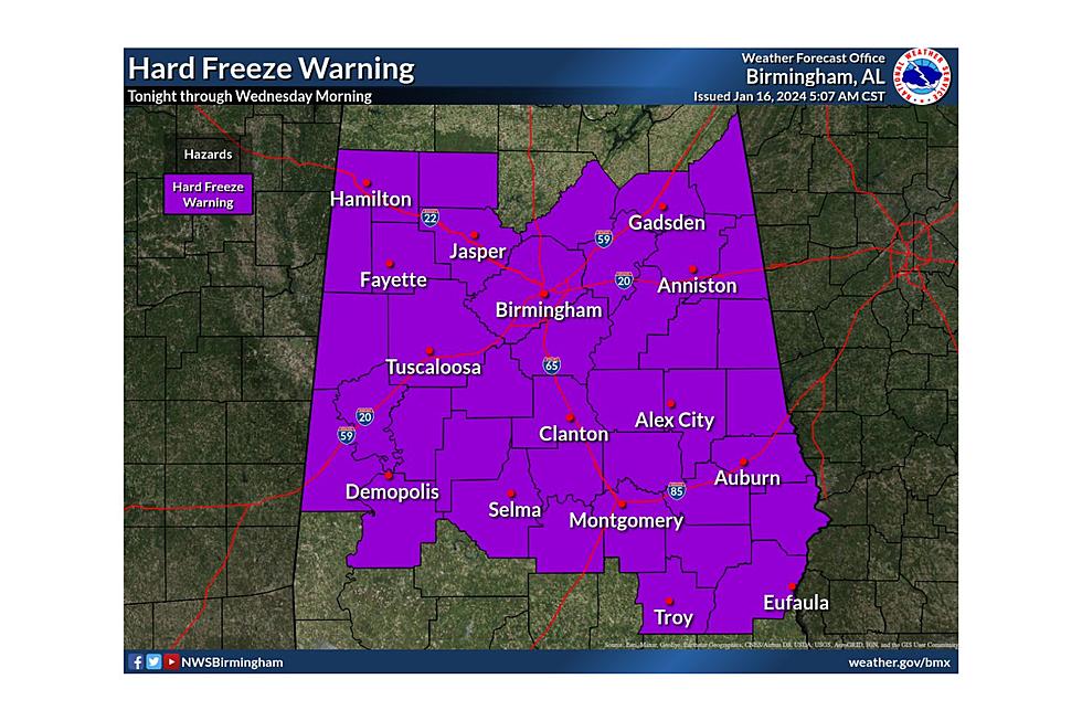 Alabama Faces Prolonged Sub-Freezing Temps: Hard Freeze Warning
