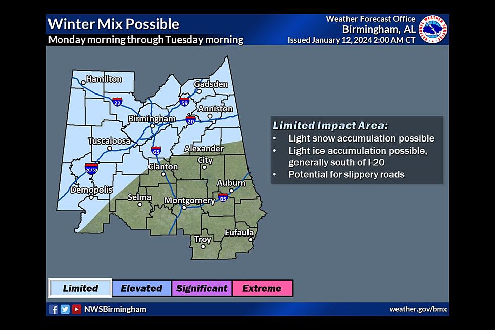 Bitterly Cold Temps, Wintry Weather Expected Soon in Alabama