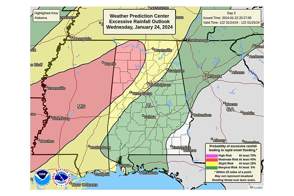 Alabama Experiences Warming Trend, Anticipates Heavy Rainfall