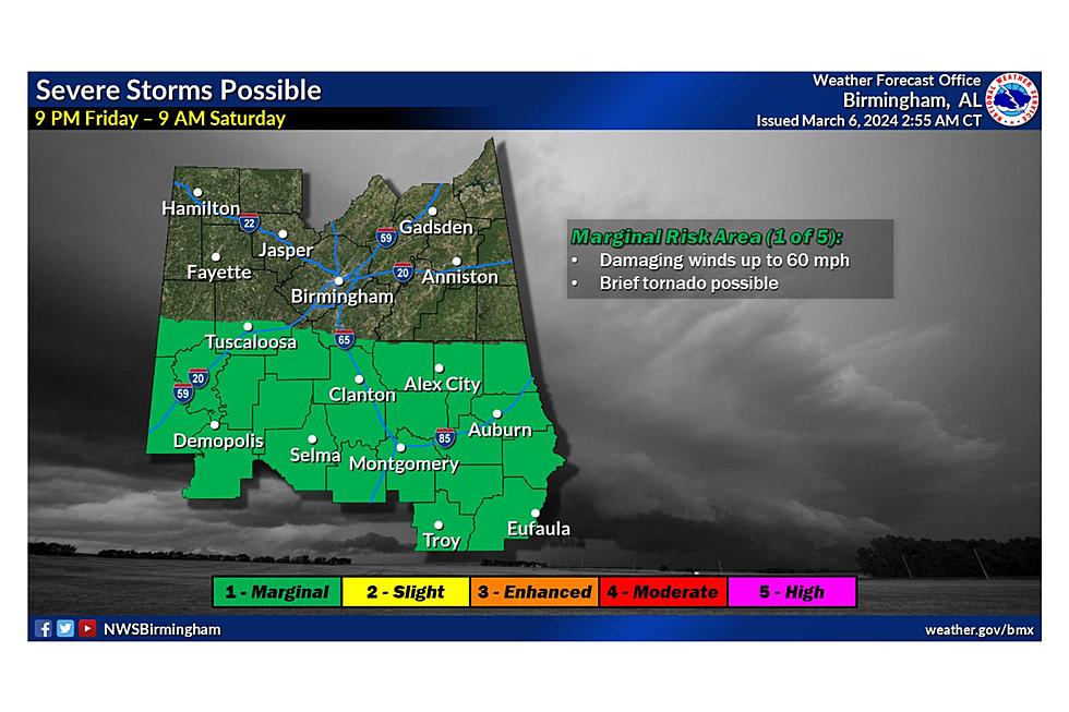 Flooding & Severe Weather Threat Kicks Off the Weekend in Alabama