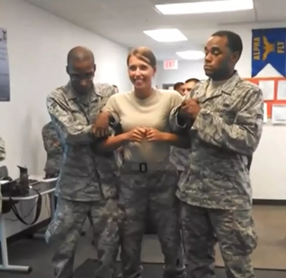 Tasered Airwoman Grabs Her Colleagues Croch and it&#8217;s Painfully Funny