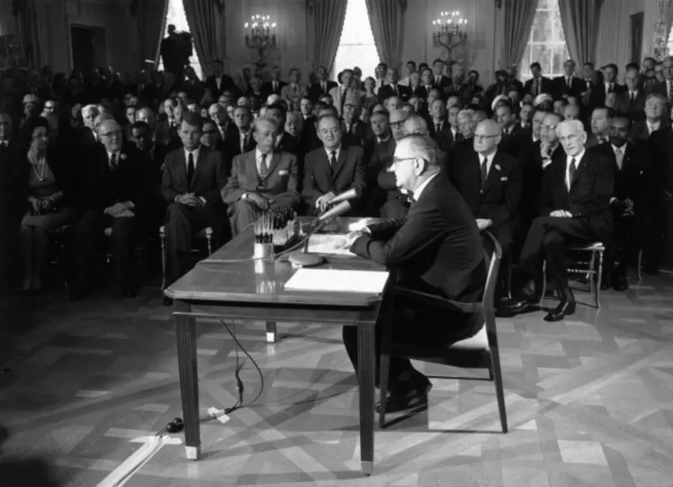 50 Years Ago Today President Lyndon B Johnson Signed The Civil Rights Act Of 1964