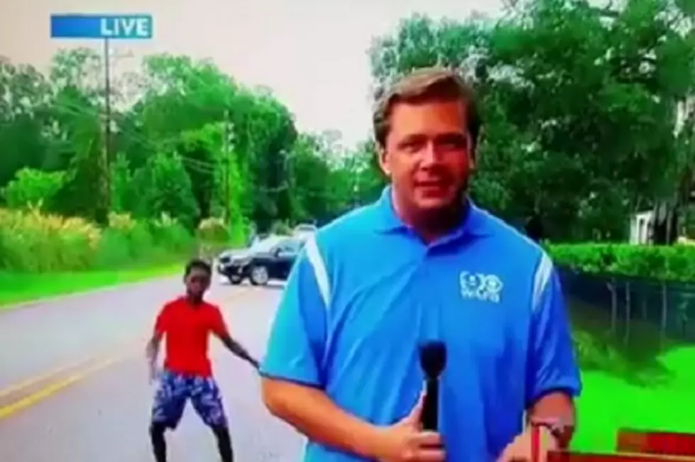 Louisiana Boy Dances for News Camera