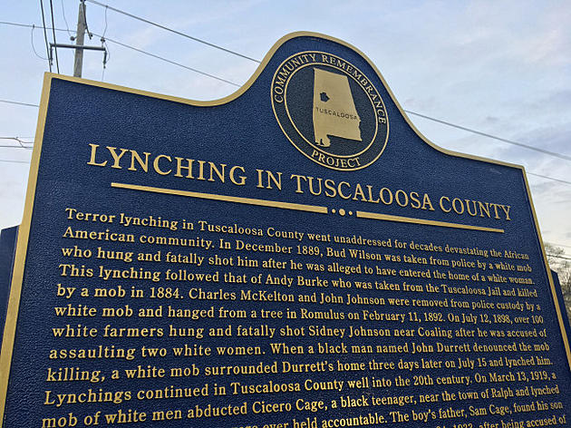 New Historical Marker In Tuscaloosa Honors 8 Men Lynched