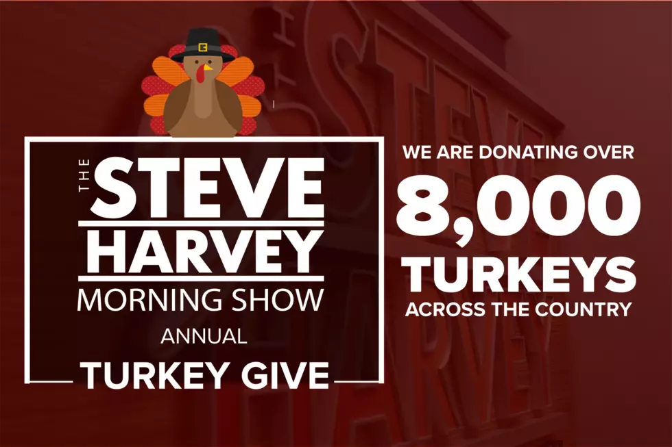 Today Is the Annual Steve Harvey Turkey Giveaway!