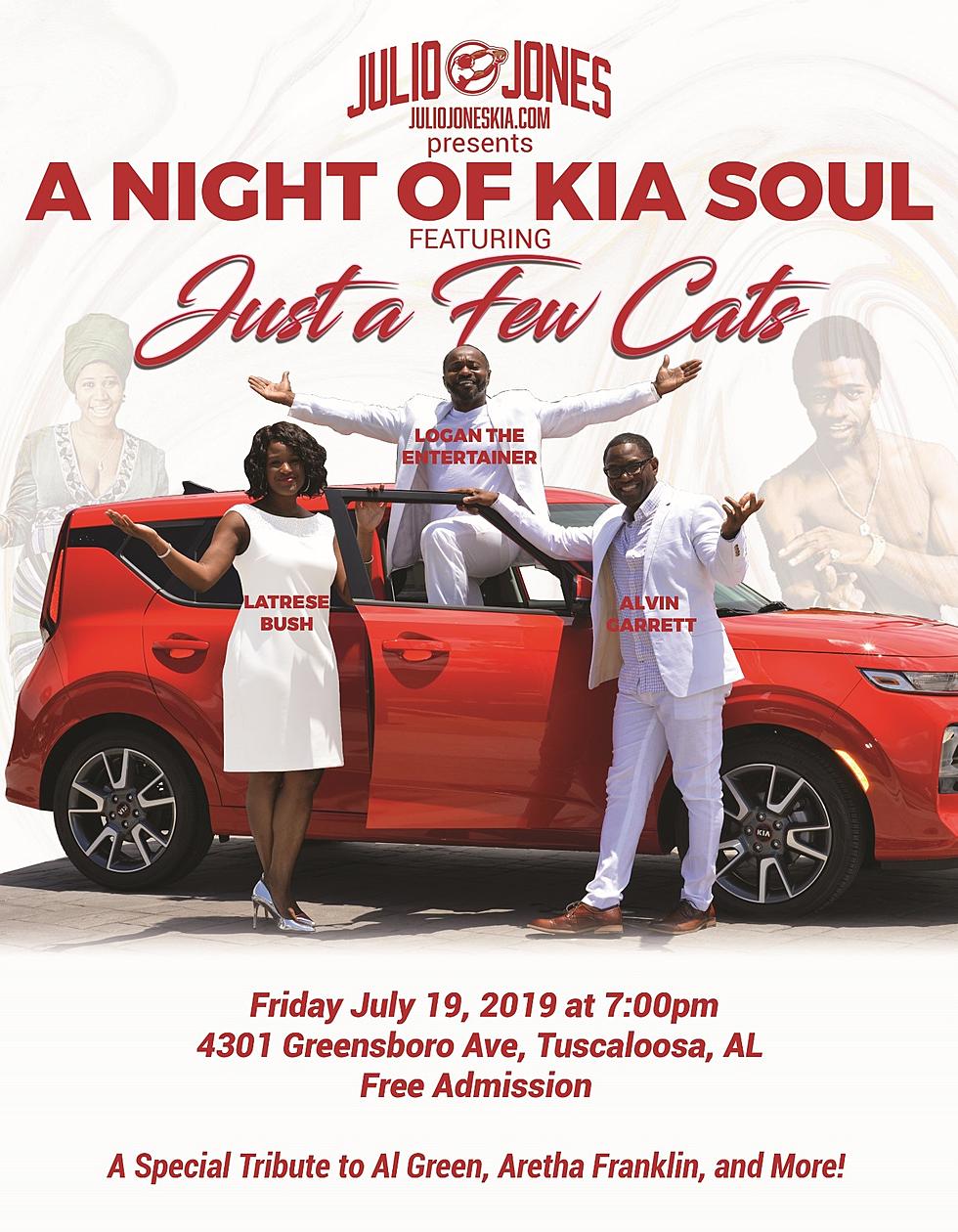 Join Us at Julio Jones Kia for the free Community Concert &#8220;A Night of Kia Soul!&#8221;