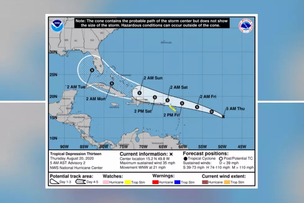 Tropical Depression 13 Update