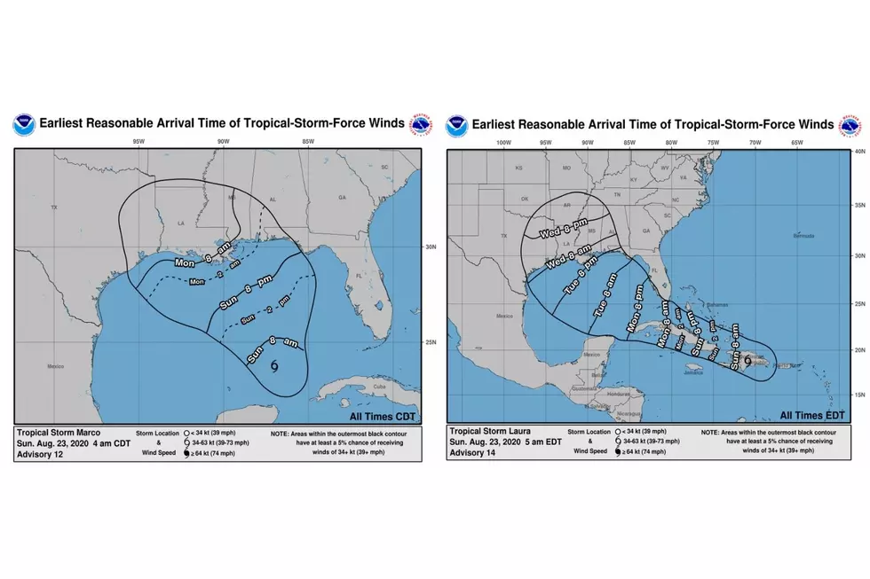 T.S. Marco Expected to Hit Louisiana Coast, Laura Could Too