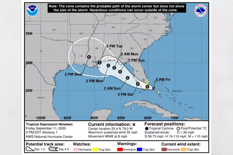 Tropical Depression 19 Could Impact Alabama Coast
