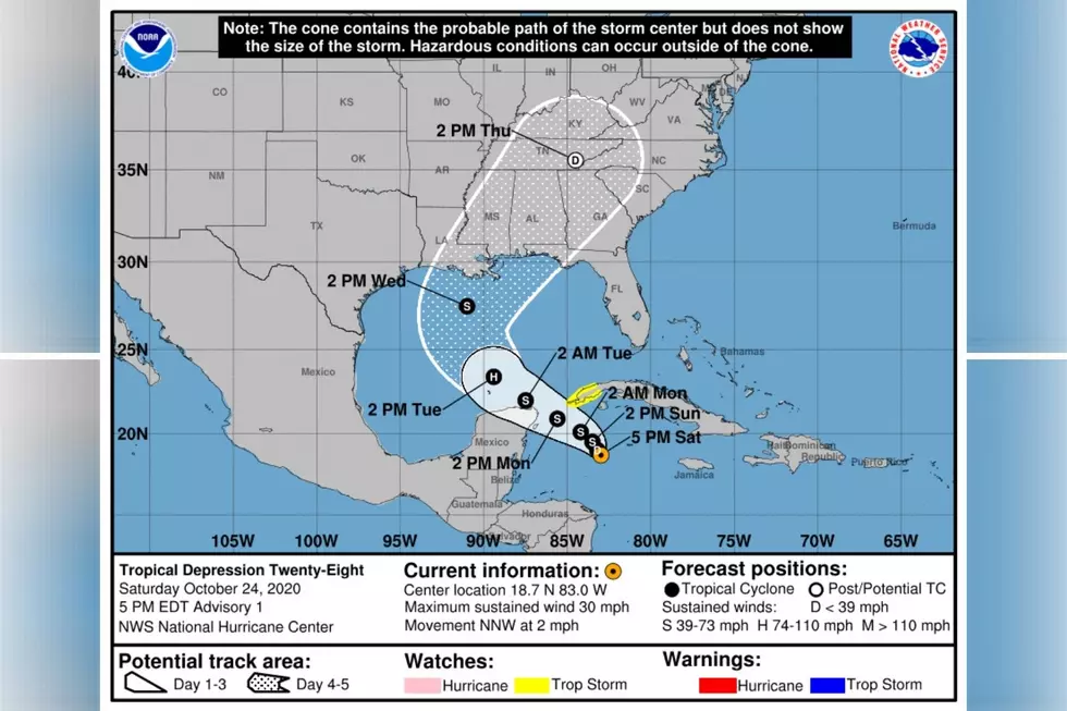 Tropical Depression 28 Could Enter Gulf Early Next Week