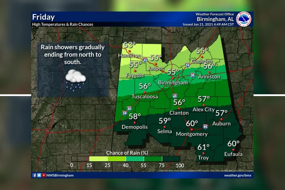 Alabamians, Be Sure to Grab Your Umbrella