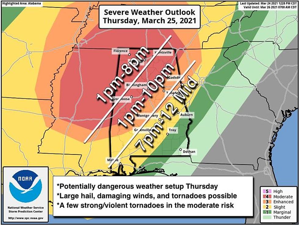 Alabamians Prepare for Possible Dangerous Severe Weather Threat